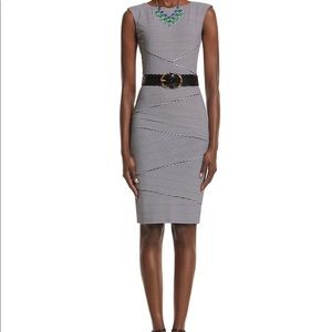 WHBM Stripe Instantly Slimming Dress